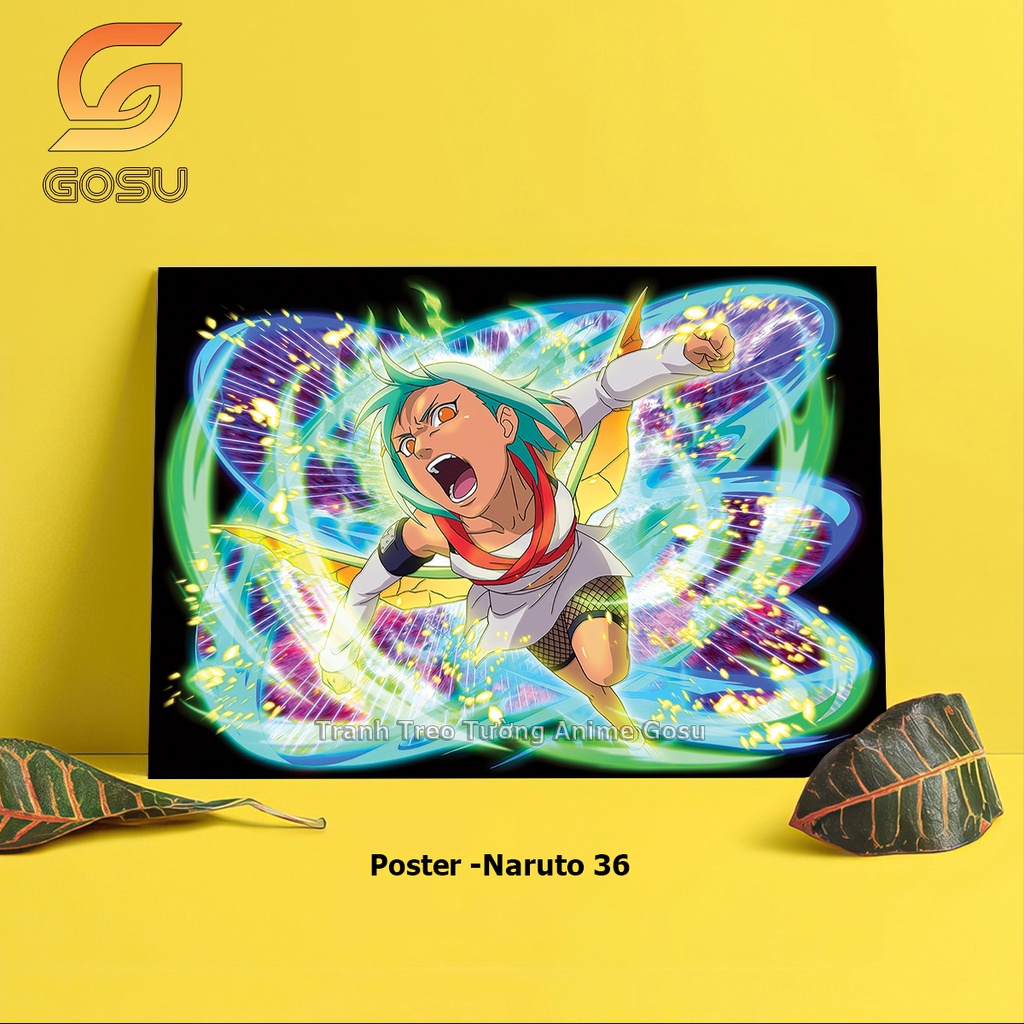 Poster Dán Tường Anime Chủ Đề Naruto - Poster tranh Naruto Cực Ngầu Decor Góc Làm Việc Tranh Anime Kích thước A3