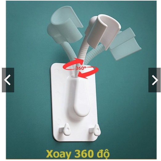 [Cao Cấp] Giá Đỡ Vòi Hoa Sen Gắn Tường Xoay 360 Độ Tiện Lợi