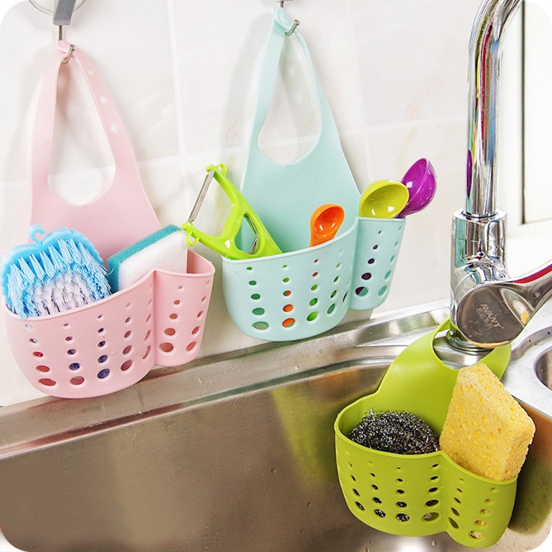 Túi treo đồ đa năng - Giỏ treo đồ rửa chén nhà bếp - Treo dụng cụ nhà tắm, nhà vệ sinh