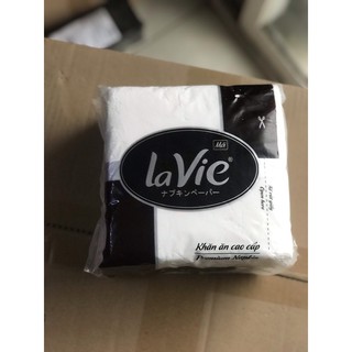 KHĂN GIẤY VUÔNG LAVIE ĐEN 100 TỜ