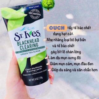 SỬA RỬA MẶT ST IVES TRÀ XANH