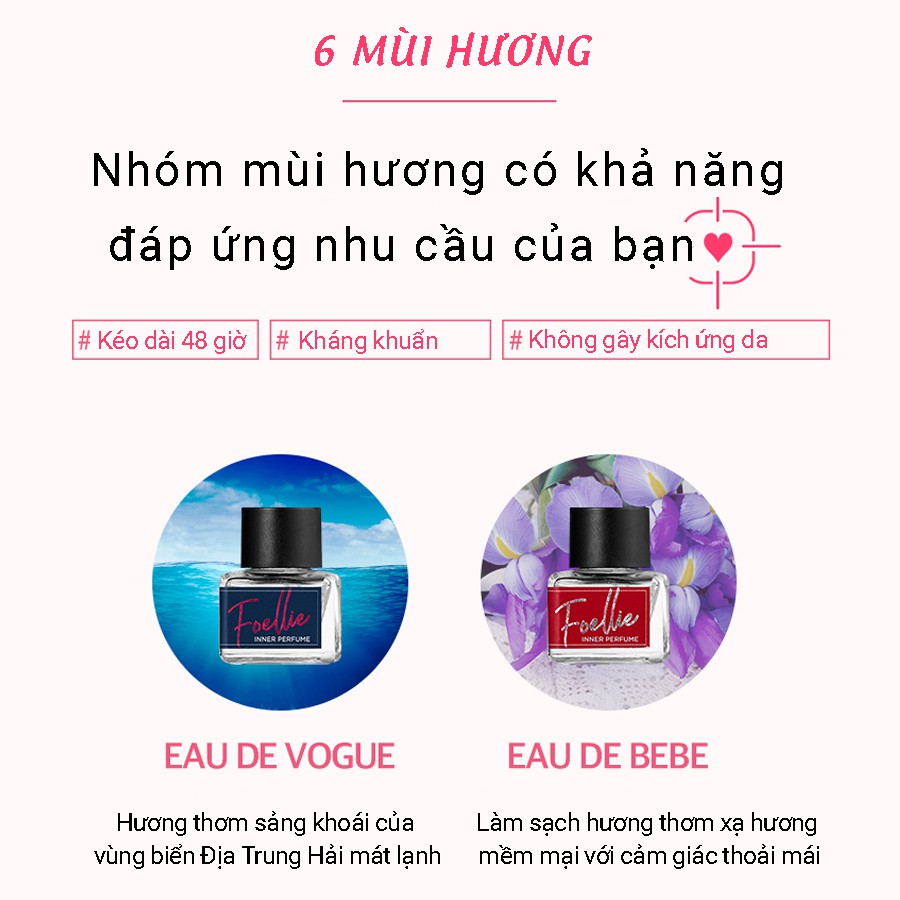 Nước Hoa Vùng Kín FOELLIE INNER PERFUME 5ml_Mỹ phẩm Hàn Quốc chính hãng | BigBuy360 - bigbuy360.vn