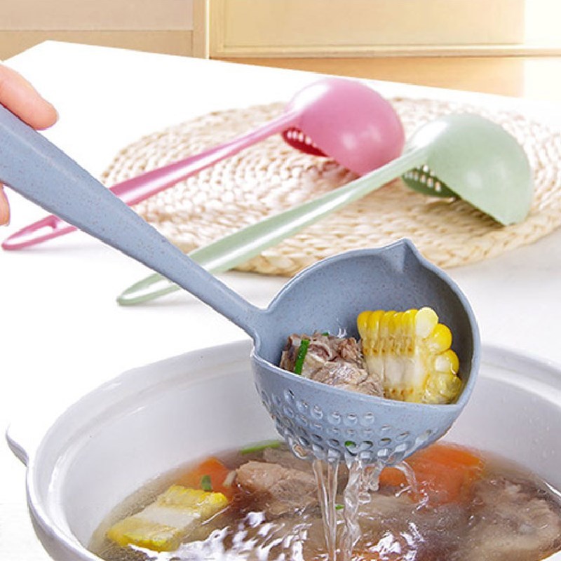 Vá lưới vớt thức ăn hai trong một tiện lợi