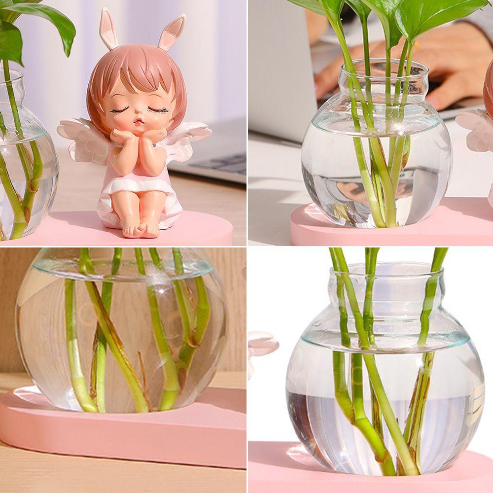 Chậu Hoa Thủy Canh / Búp Bê Dễ Thương Sáng Tạo Trang Trí Nhà Cửa