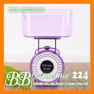 Cân nhà bếp KITCHEN SCALE 1kg (MÀU NGẪU NHIÊN)
