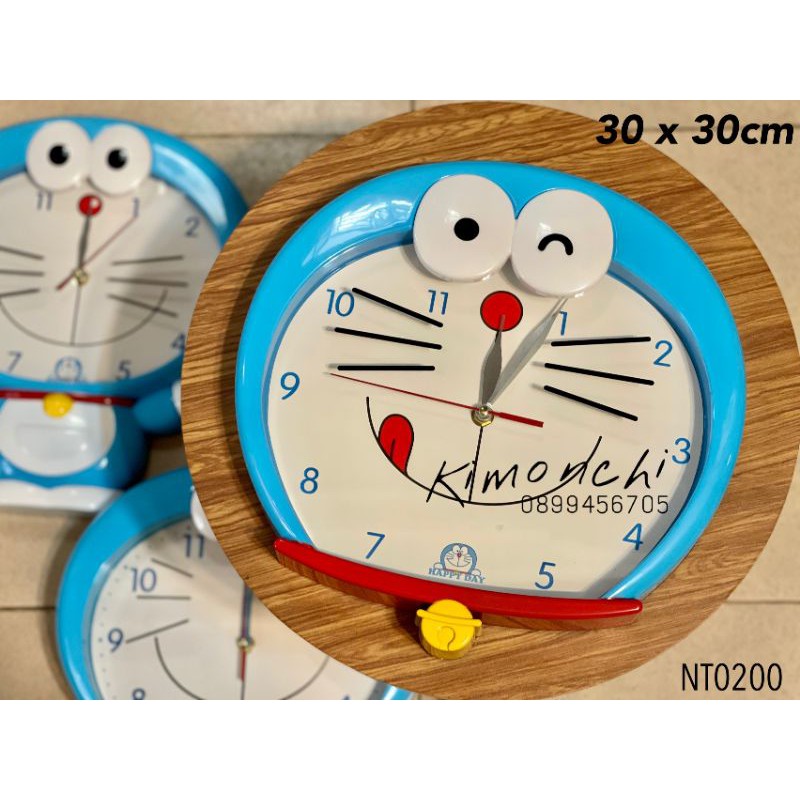 🎁Đồng hồ treo tường Doraemon Doremon (đầu)🎁