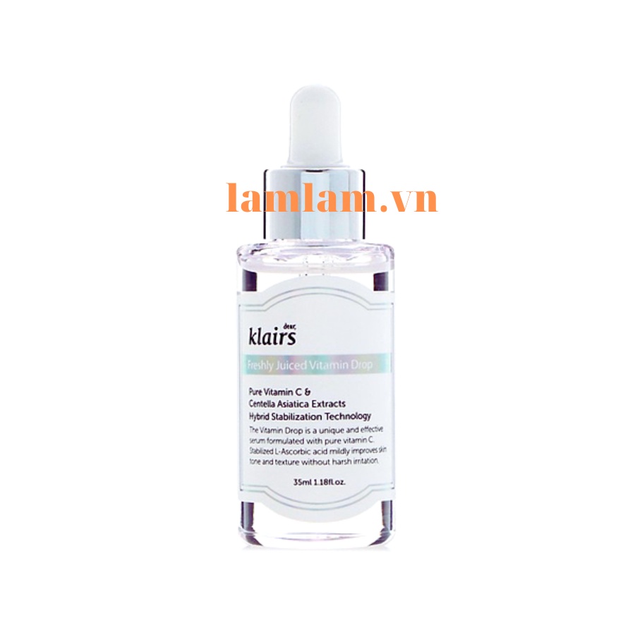 Tinh Chất Dưỡng Sáng Và Làm Đều Màu Da Klairs Freshly Juiced Vitamin Drop 35ml