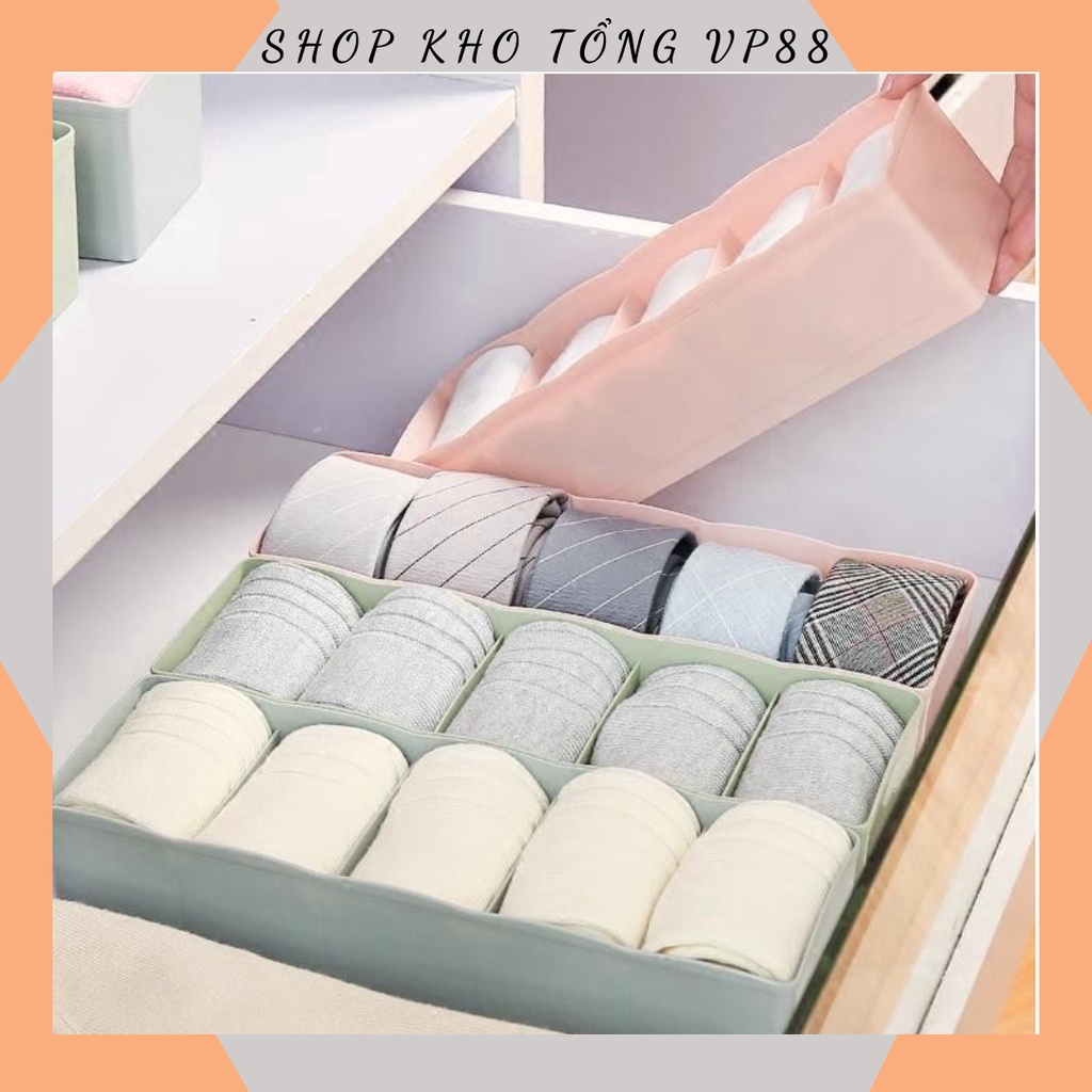 Hộp Đựng Tất, Đồ Lót, Phụ Kiện 5 Ngăn Bằng Nhựa 88102 SHOP KHO TỔNG 88