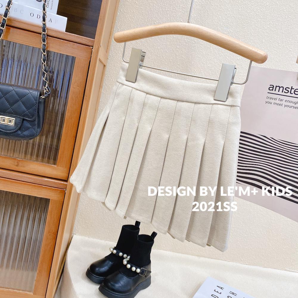 Chân Váy Ngắn Xếp Ly Ba Chiều Phong Cách Châu Âu Cho Bé Gái