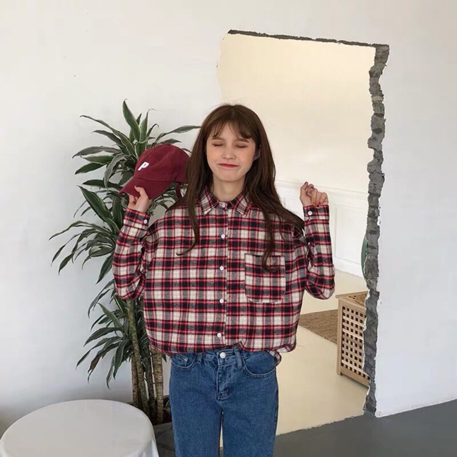 Áo sơ mi caro bigsize