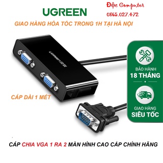 Cáp chia vga 1 ra 2 chính hãng ugreen 20918 cao cấp