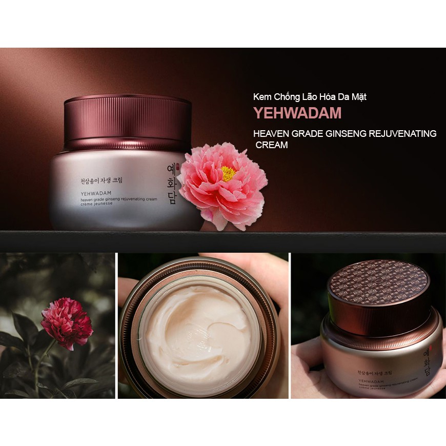 Kem Dưỡng Chống Lão Hóa Da The Face Shop Yehwadam Heaven Grade Ginseng Rejuvenating Cream 50ml