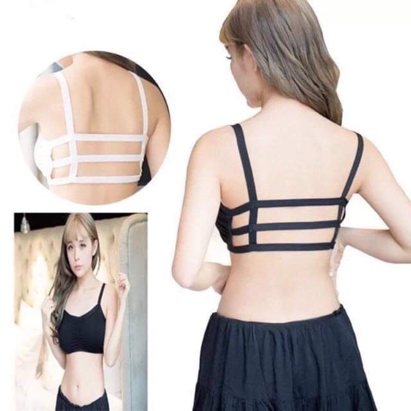 xả kho áo lót bra học sinh 2 dây có mút mỏng mát cực dễ mặc