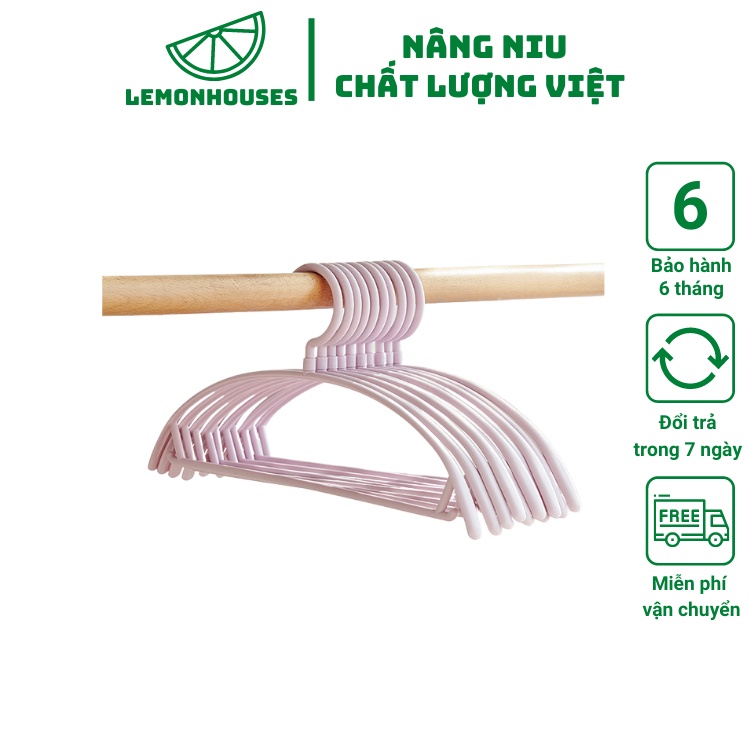 Móc Quần Áo Nội Địa Xoay 360 độ Nhựa Cao Cấp Không Biến Dạng Quần Aó Size 40cm cực bền