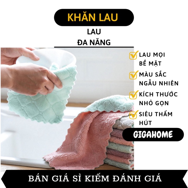 Khăn lau chén  ️ GIÁ VỐN Khăn lau chén bát dĩa mềm mịn thấm nước siêu tốt, giúp lau bếp gọn gàng sạch sẽ 5962