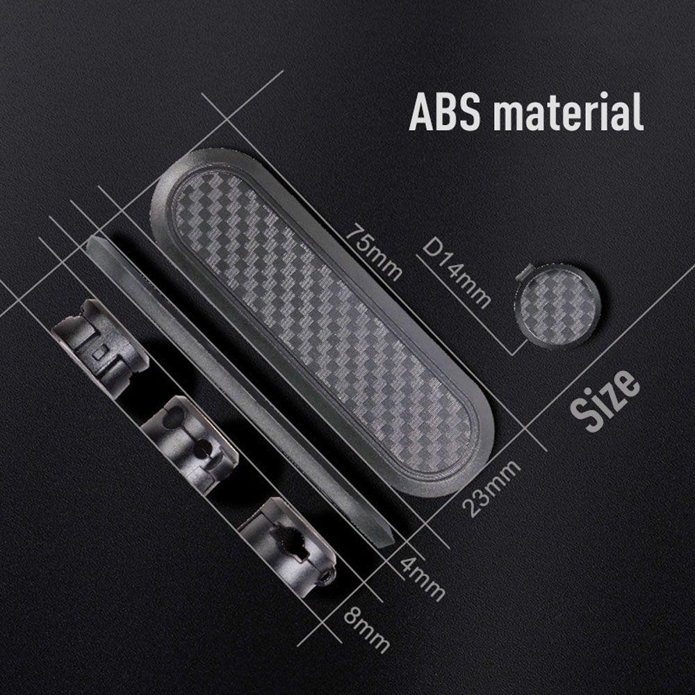 Glenes Phụ Kiện Cố Định Dây Cáp USB / Tai Nghe Trên Xe Hơi|Kẹp Sắp Xếp Dây Thẻ Bằng Sợi Carbon Tiện Dụng