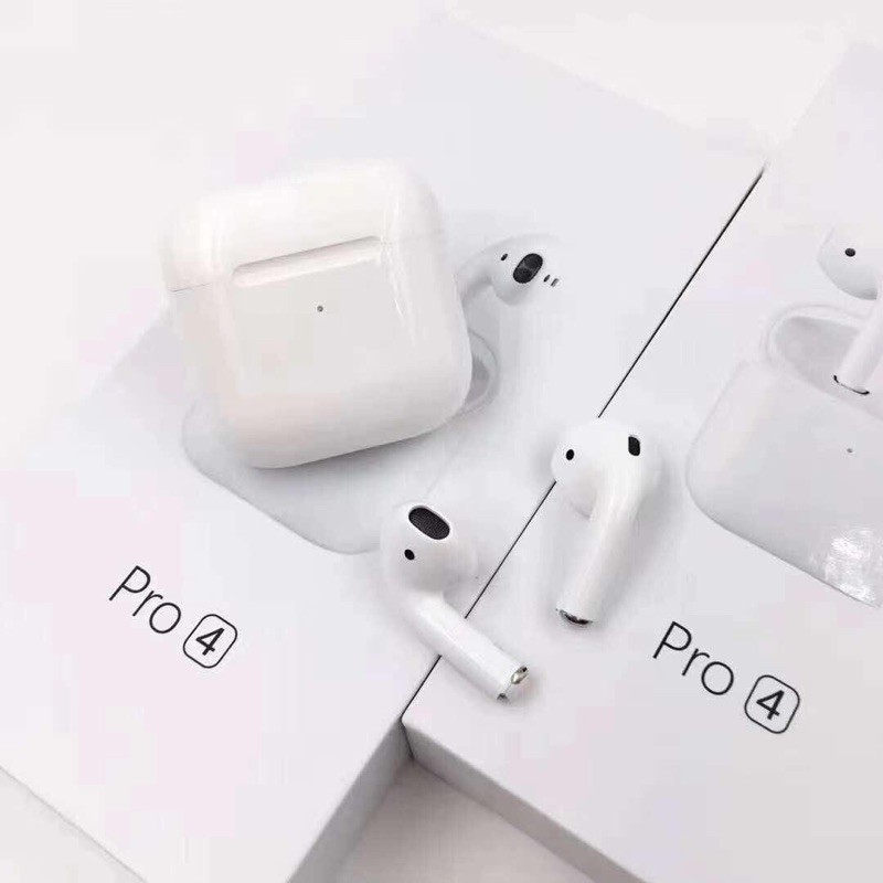 Tai Nghe Bluetooth 5.0 Airpods 2 Mini Pro 4 Định Vị - Đổi Tên - Xuyên Âm (Tặng Case Xịn) Love.Case