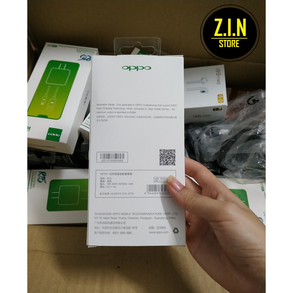 Bộ Sạc Nhanh VOOC OPPO R15 5V/4A Find 7/ Find 7a, R7s/ R7 Plus, R9/ R9 Plus, R5, N3, F1 Plus 2017