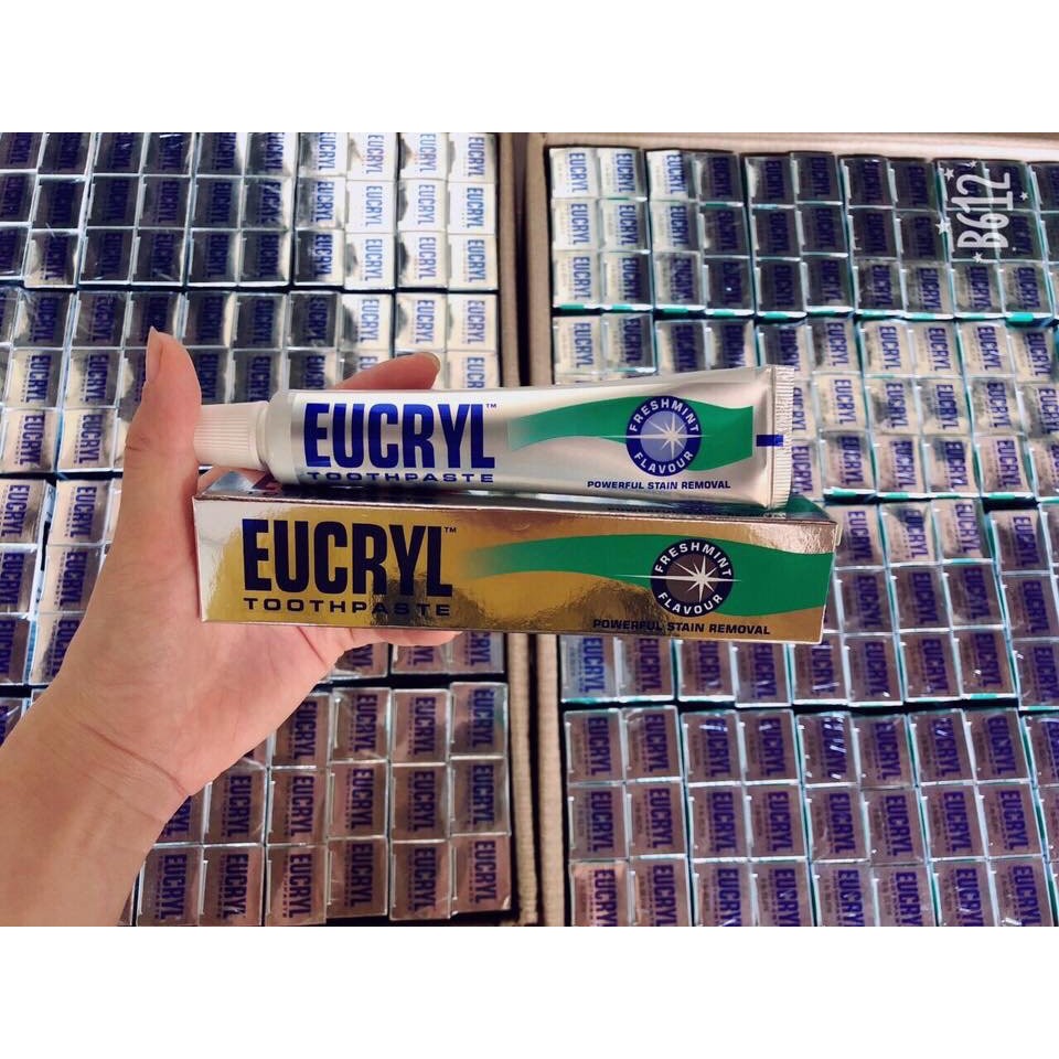 Kem Đánh Răng Eucryl Freshmint Toothpaste 62g - Anh