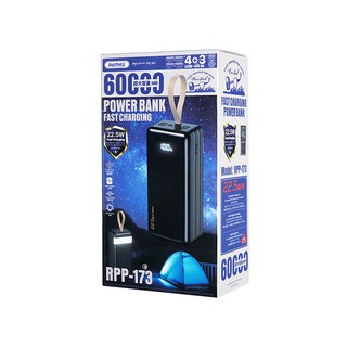 Pin sạc dự phòng Remax RPP-173 60000mAh 22.5W