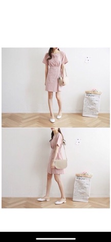 Đầm smi vạt chéo