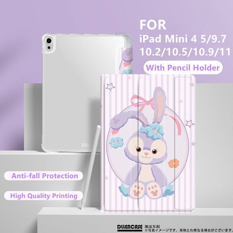 Ốp da máy tính bảng Dllencase có ngăn đựng bút thích hợp cho iPad 2021 Pro 11 2019 2020 10.2 7/8th Generation 2018 9.7