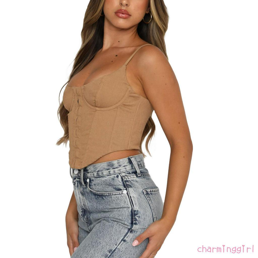 Áo Ba Lỗ Màu Trơn Thời Trang Quyến Rũ Cho Nữ