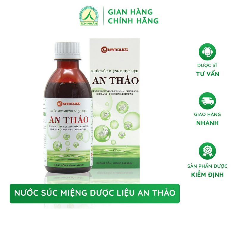 NƯỚC SÚC MIỆNG DƯỢC LIỆU AN THẢO