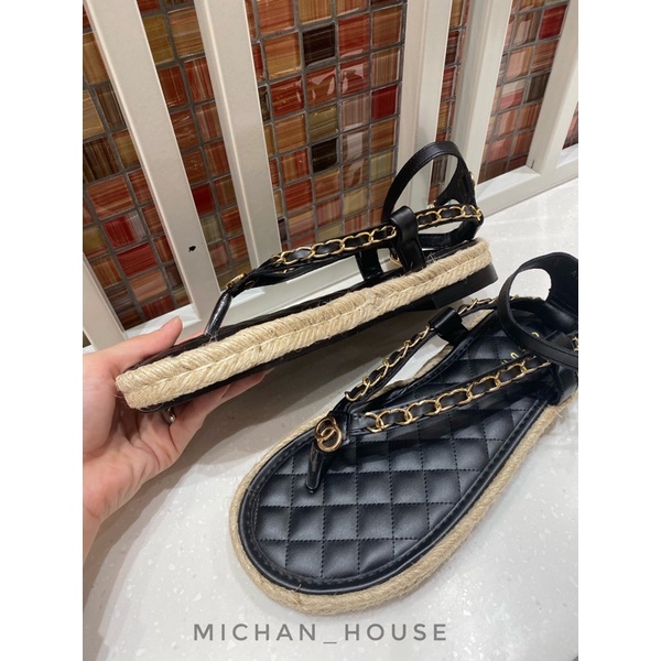 Dép hiền hồ, dép sandal đế cói xỏ ngón cực hot( Kèm video và ảnh thật) HÀNG CÓ SẴN