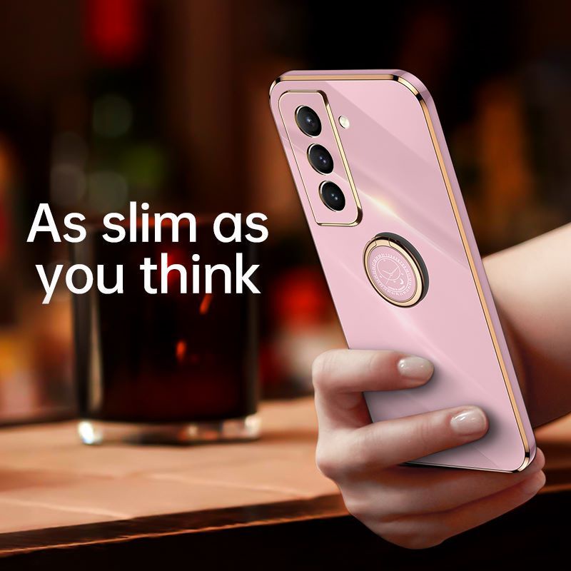 Ốp Điện Thoại Silicone Mềm Mạ Gương Cho Samsung S21 Plus Ultra FE