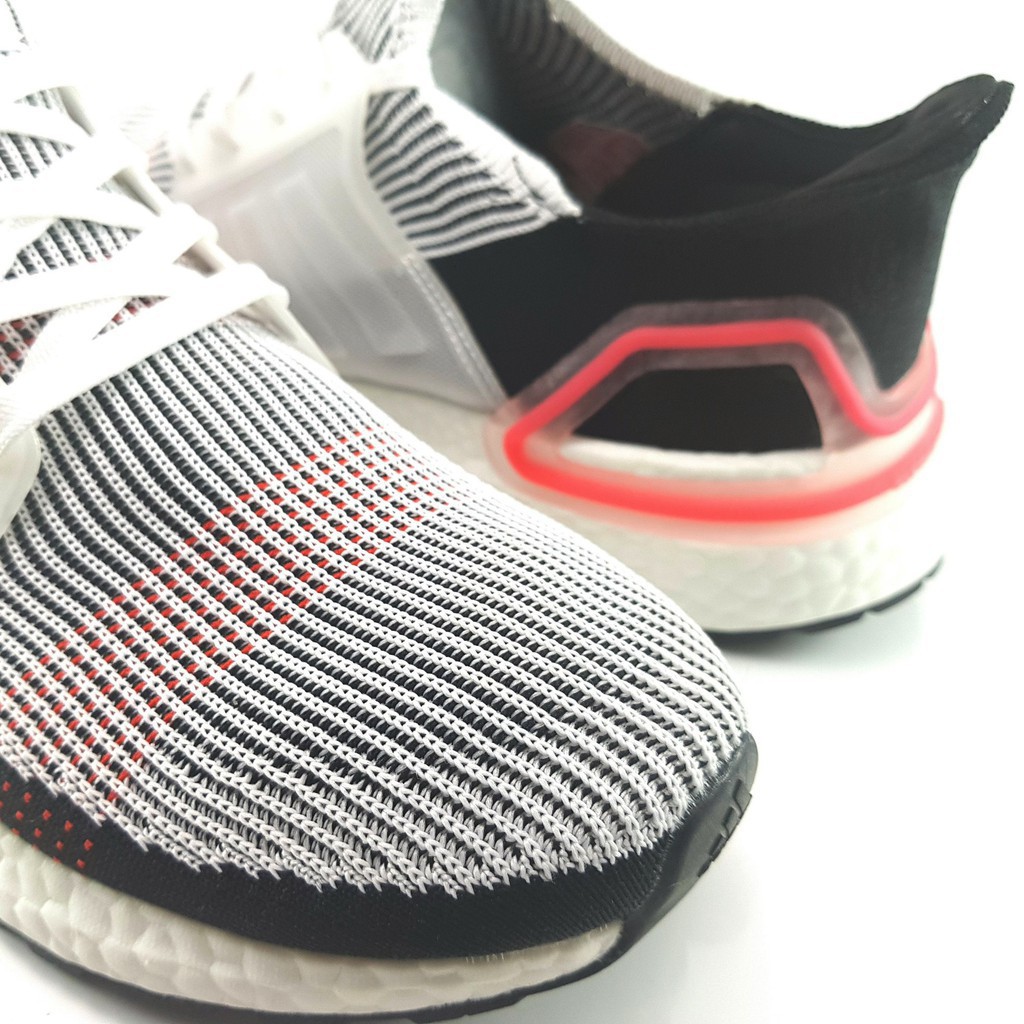 po555   [ảnh thật] Giày Sneaker Ultra Boost 2019 White Black Pink ( sản phẩm đặc biệt )