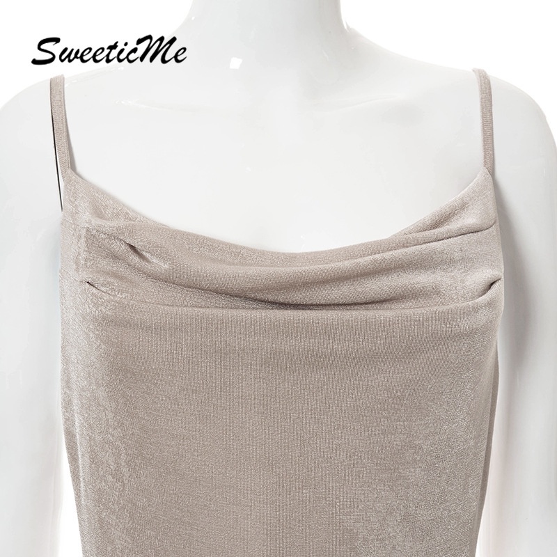 Đầm Không Tay Thiết Kế Mới Xinh Xắn Thời Trang Dành Cho Nữ