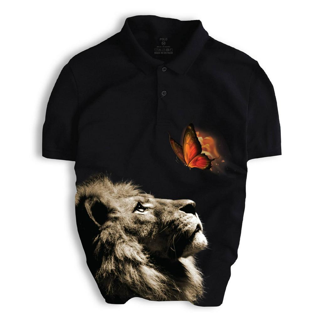 Áo Thun Polo Nam LION LOOK Thiết Kế Trẻ Trung Nổi Bật, Chuẩn Form