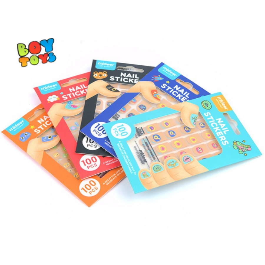 Hình dán móng tay cao cấp Mideer dễ thương cho bé gái