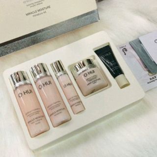 Set mini OHUI hồng dưỡng da trắng hồng, căng bóng, thu nhỏ lổ chân lông ( 86ml )