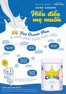 Sữa Koko Crown Picky Eater 1 800g