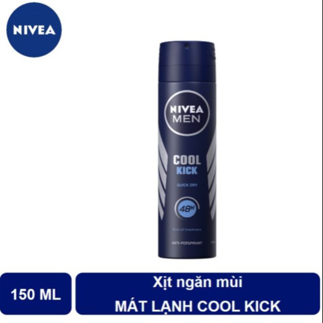 Xịt ngăn mùi Nivea Men 150ml