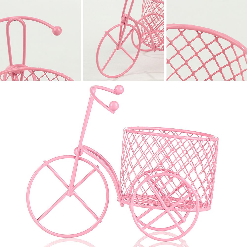 Hình ảnh Giá đỡ kẹo/ trang sức hình xe đạp ba bánh bằng sắt độc đáo trang trí nhà cửa #4