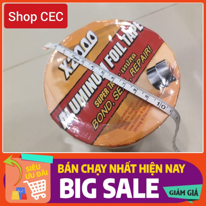 Băng Dính Chống Thấm X2000 khổ 5cm, Băng Keo Siêu Dính Chống Dột Đa Năng , Băng Dính Chống Thấm Hà Nội - Shop CEC