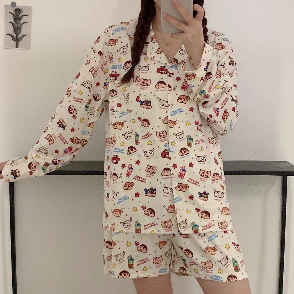 Quần Short Nhỏ In Họa Tiết Hoạt Hình Dễ Thương Thời Trang Cho Nữ