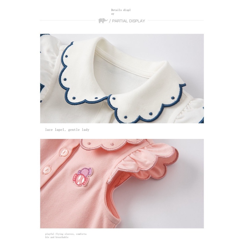 Áo Thun Không Tay In Hình Dễ Thương Cho Bé Gái