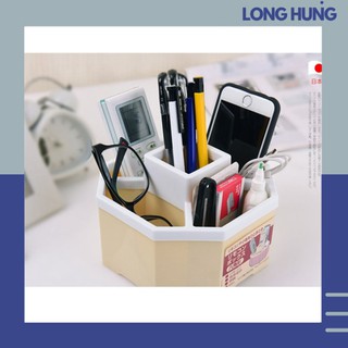 Khay đựng đồ lục giác ❣️❣️ khay đựng đồ 5 ngăn để bàn tiện lợi,gọn gàng