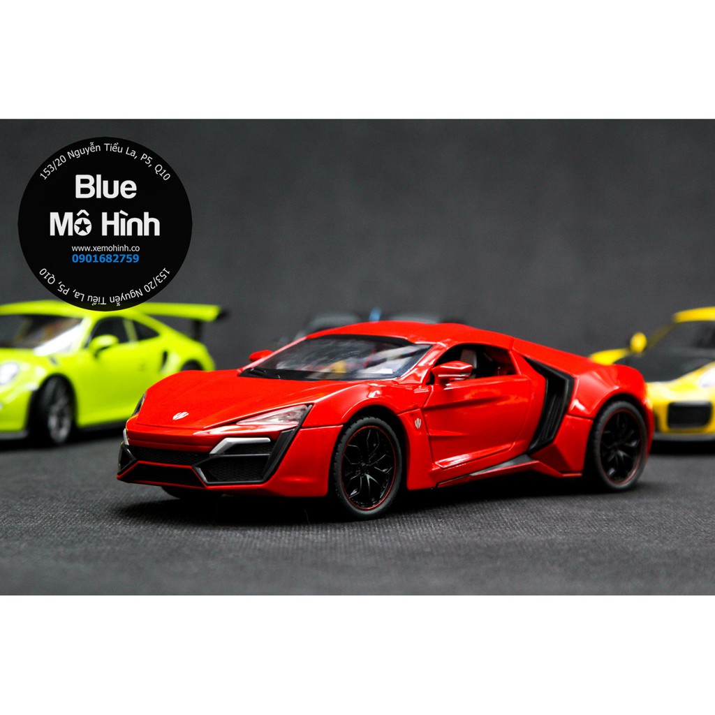 Blue mô hình | Xe mô hình Lykan Hypersport 1:24