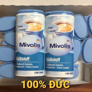 (100% ĐỨC) ĐƯỜNG ĂN KIÊNG MIVOLIS -1200 viên