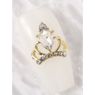 charm vương miện trang trí nail