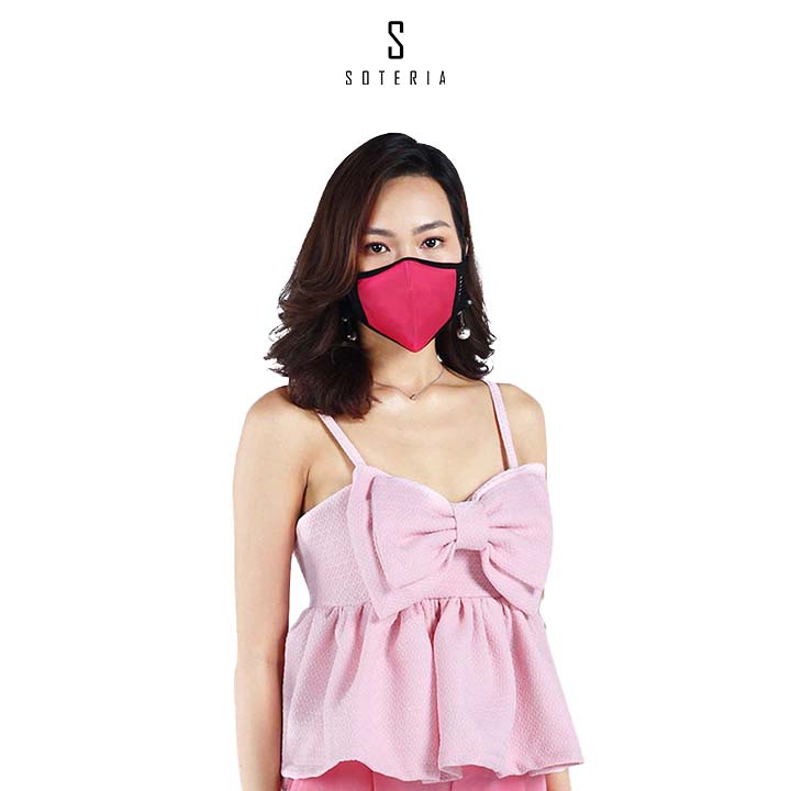 Khẩu trang tiêu chuẩn Quốc Tế Soteria Đơn Sắc Không Van, bộ lọc bụi mịn N95 BFE PFE  99 đến 0.1 micromet