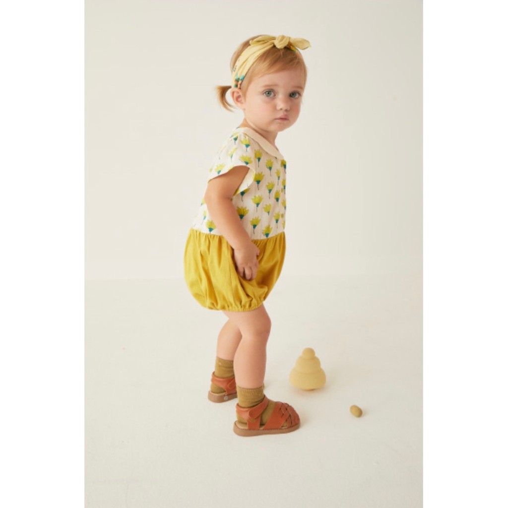 Body cotton tự nhiên Moimojn hoa vàng