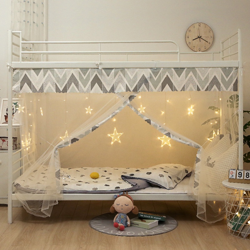 Mùng Lưới Chống Muỗi / Bụi Bẩn Có Thể Tháo Rời Cho Giường Ngủ 0.9M 1.2M