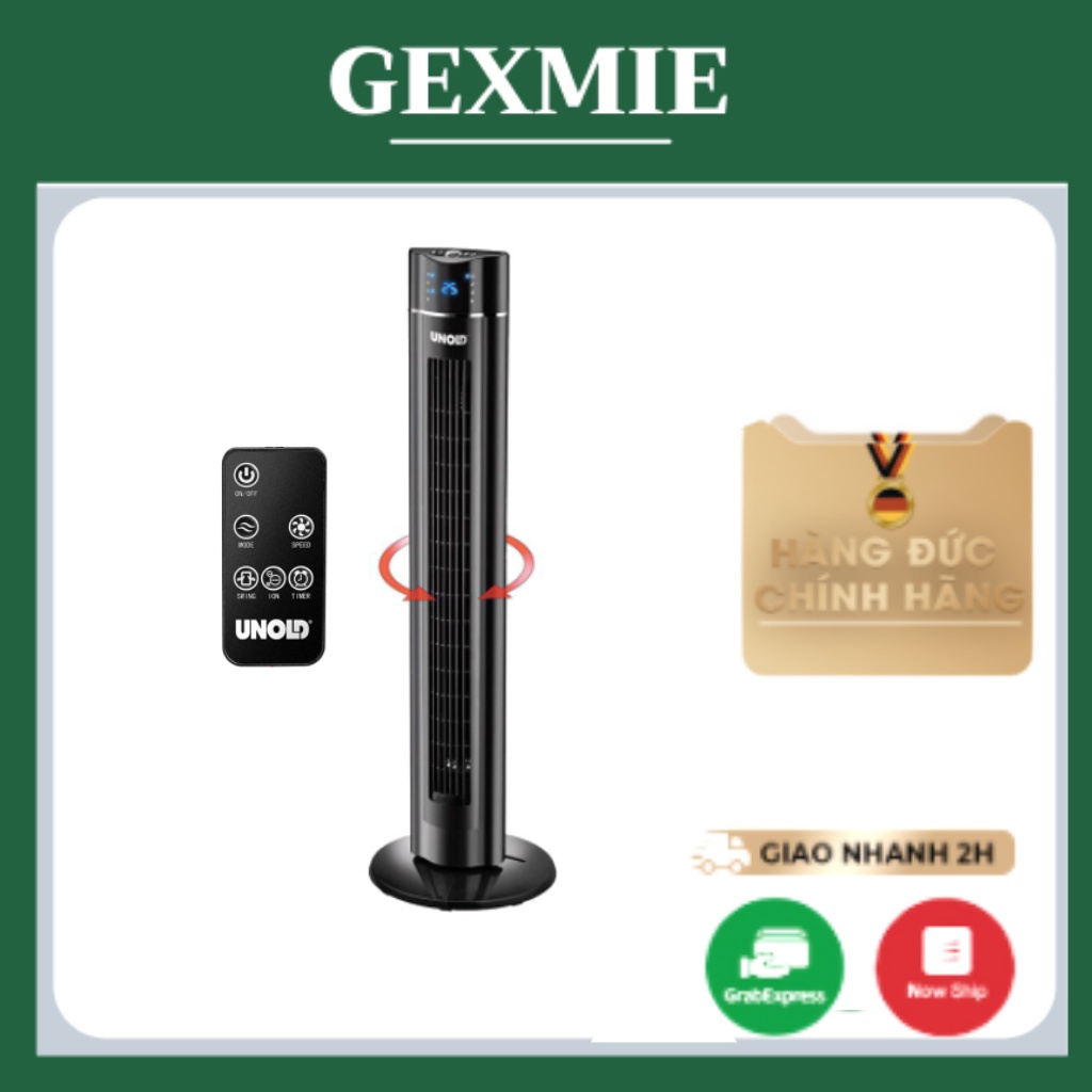 Quạt tháp Unold 86855 Skyline - Quạt không cánh, ít tiếng ồn