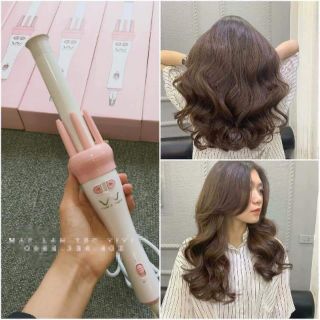 [HÀNG LOẠI 1]  MÁY LÀM XOĂN vivido&vogue TỰ ĐỘNG XOAY 360 ĐỘ TẶNG KÈM LƯỢC VÀ KẸP TÓC.